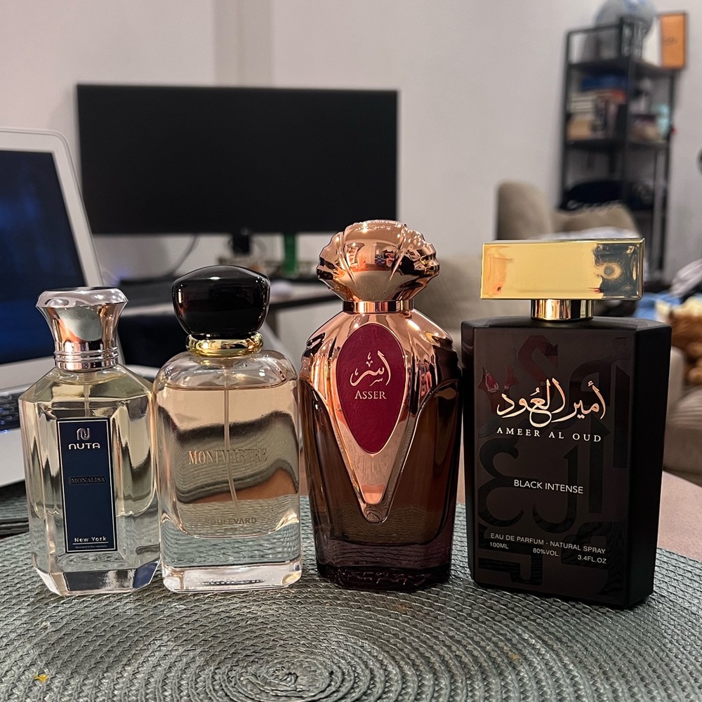 Arab fragrances 4 bottles - Montmartre and Asser Perfume Set